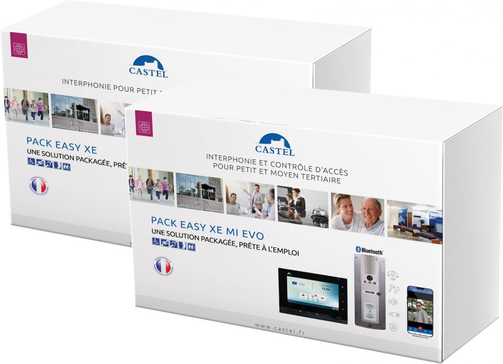 Image de PACK EASY XE &amp; XE MI EVO (kit de vidéophonie pré-programmé pour le petit et moyen tertiaire)